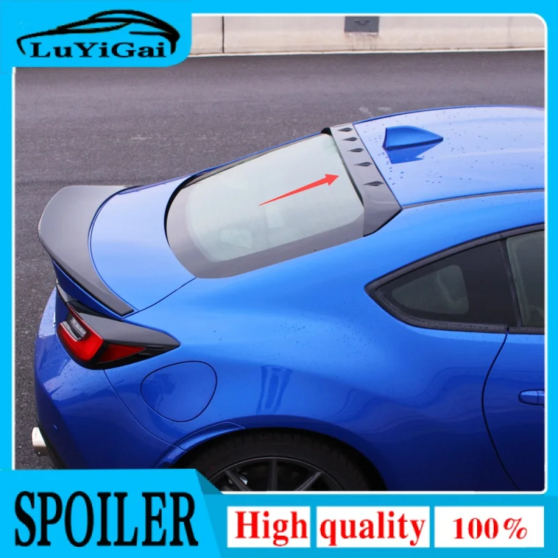 For TOYOTA ZA86 GR86 For Subaru BRZ 2021  ABS UNPAINTED /GLOSSY BLACK Roof Spoiler REAR WING TRUNK LIP SPOILERS High Quality