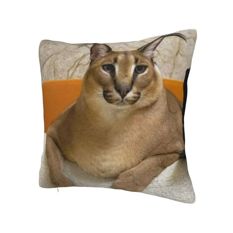 Nordic Floppa Cat Funny Meme Kissenbezug für Sofa Soft Caracal Dekokissenbezug Home Decor