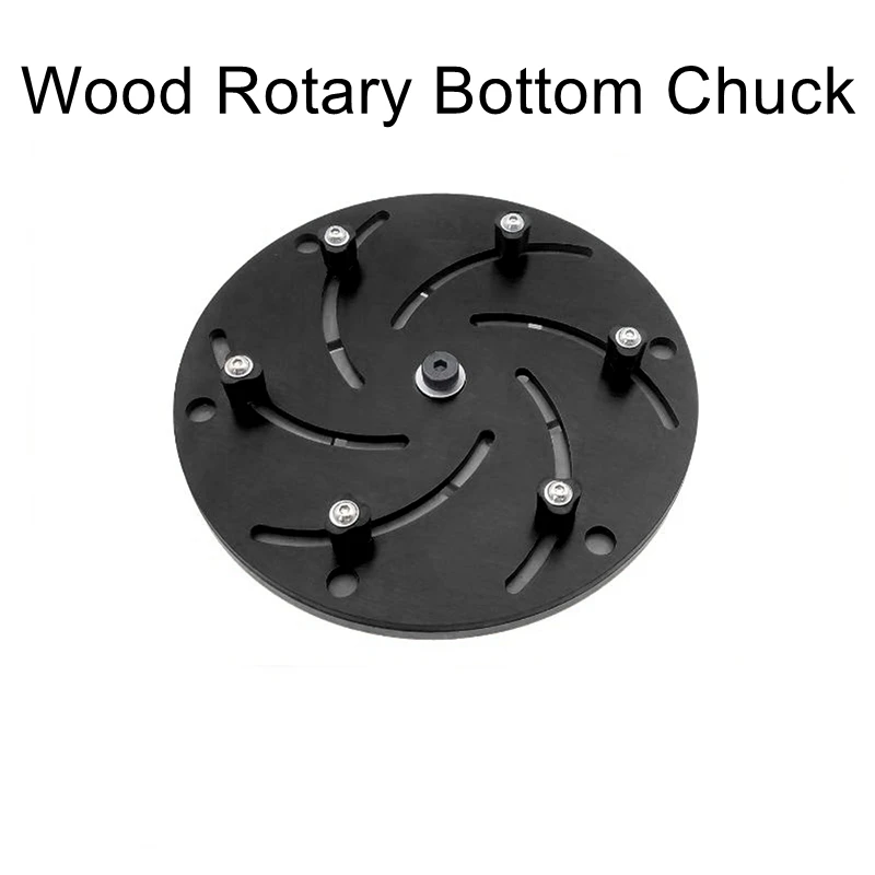 Rotary chuck repair bottom chuck wood turning lathe woodworking flower plate car bowl car plate car beads manual DIY