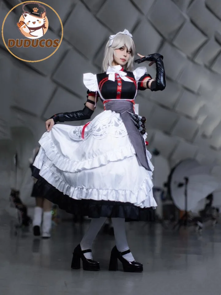 Disfraz de juego de Cosplay de Rina Alexandrina, traje de sirvienta, Zenless Zone Zero, ropa de fiesta