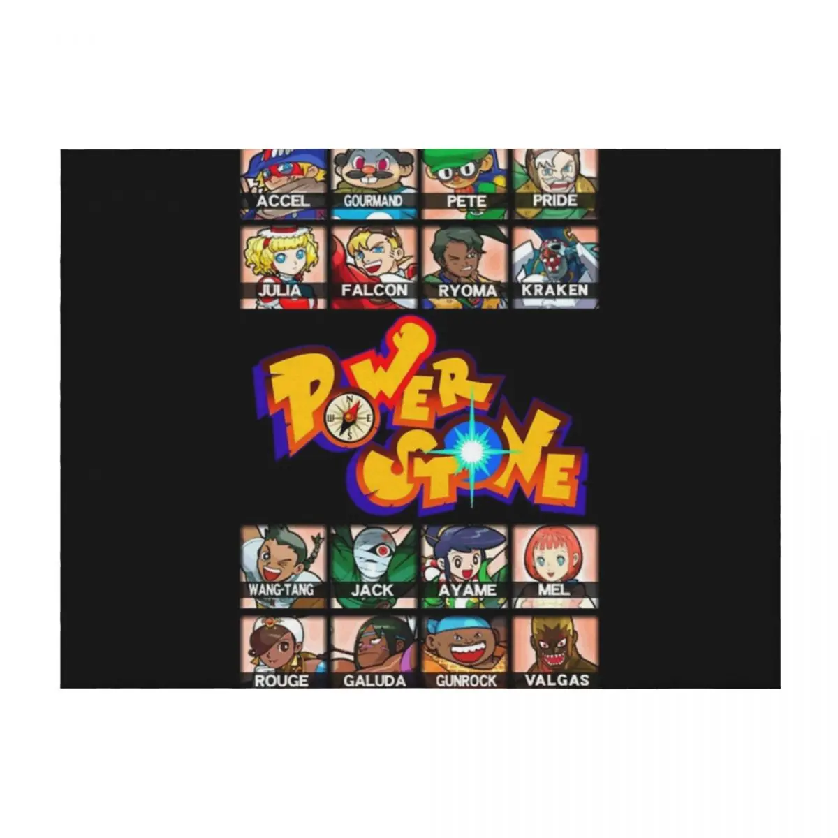 

Power Stone characters Throw Blanket Plush for winter Blankets For Sofas Custom Blankets