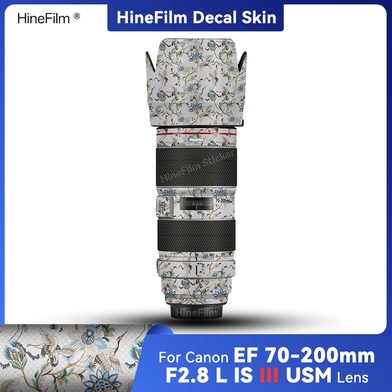 

Наклейка-скин Hinefilm для объектива Canon EF 70-200 F2.8 III, защитная пленка для объектива EF 70-200mm F/2.8L IS III USM