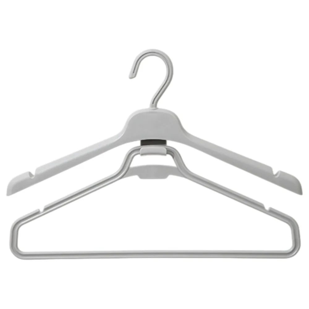 Rotatable Maxi Skirt Clothes Hanger Multifunctional Non-Slip Two-piece Set of Clothing Stacked Hanger Durable Orderly Storage