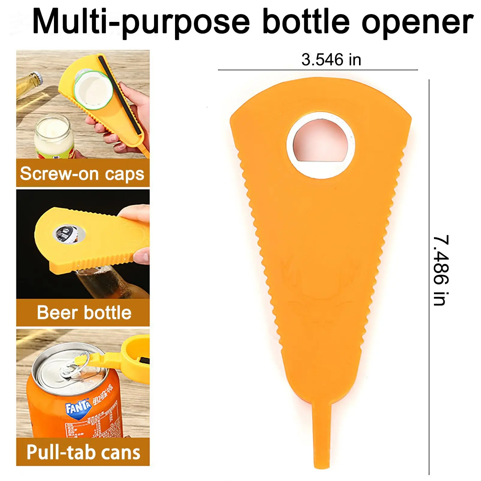 Manual Can Opener Easy Use Jar Bottle and Can Opener for Weak Hands Effortless Multi and LowStrength-Convenient Lid Opener