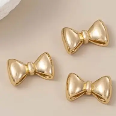 

14-каратное позолоченное жемчужное браслет-ожерелье с двухрядными переплетенными бусинами, аксессуар с гладкой подвеской в виде банта и пряжкой