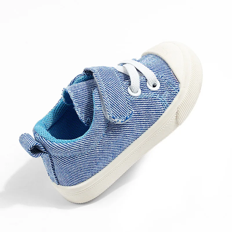 2026 New Spring Kids Shoes Anti-kick Toddler Boys Sneakers Soft Soles Children Canvas Shoes for Girl and Boy Sports