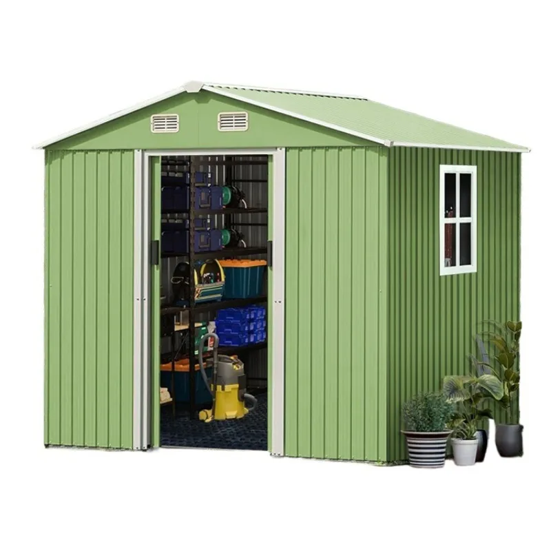 Outdoor simple tool room, courtyard garden storage room, terrace combination house