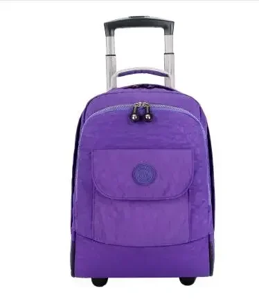 18 Inch Wheeled Backpacks for Laptop Waterproof Travel Trolley Backpack Large Capacity Men Trolley Bags Luggage Carry-on Bags 가방