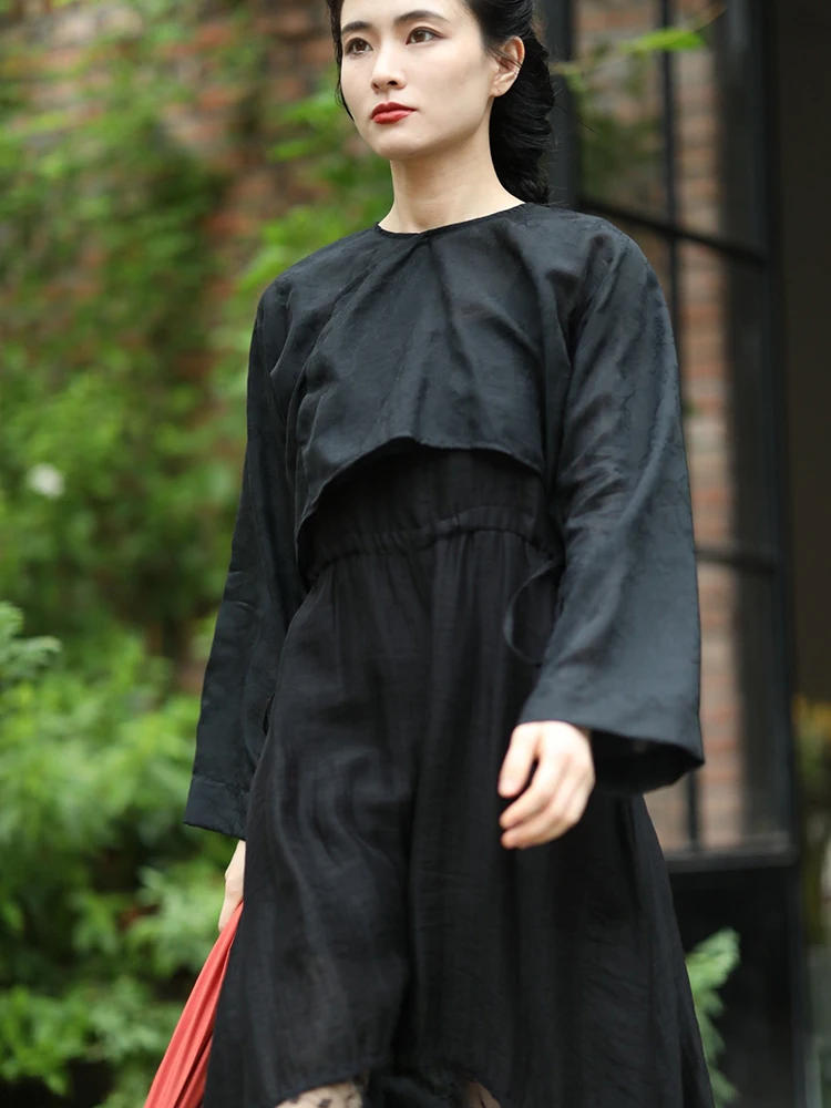 

Новое оригинальное китайское платье-ципао Ninth Cloud, не однотонное, с вышивкой, из высококачественного материала, длиной ниже колена