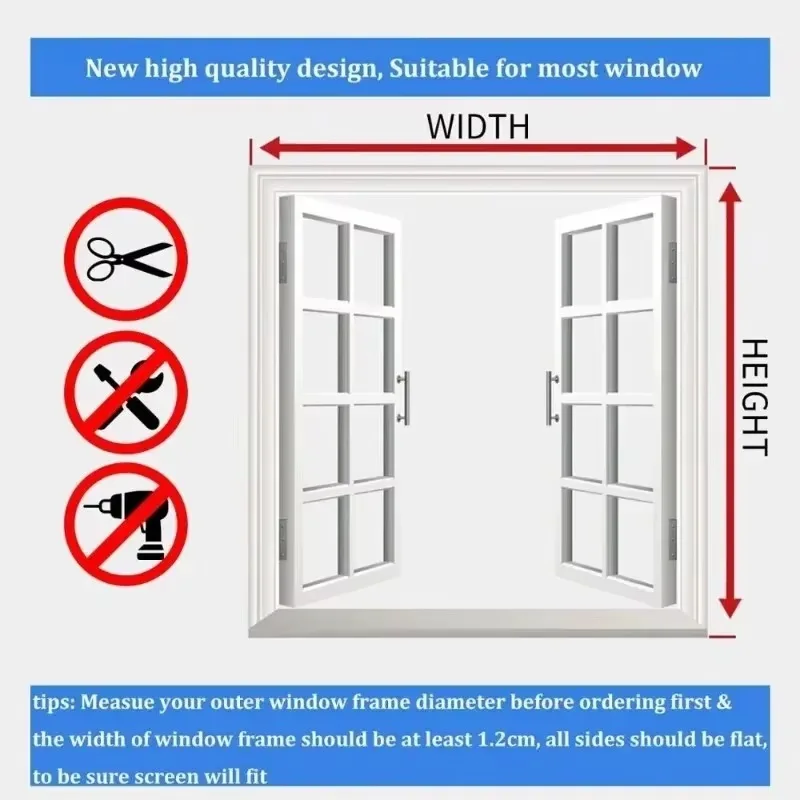 1 Set Winter Thickened Warm Window Film Bedroom Windshield, Anti-cold Frost-proof Sealed, Transparent Windproof and Dust-proof