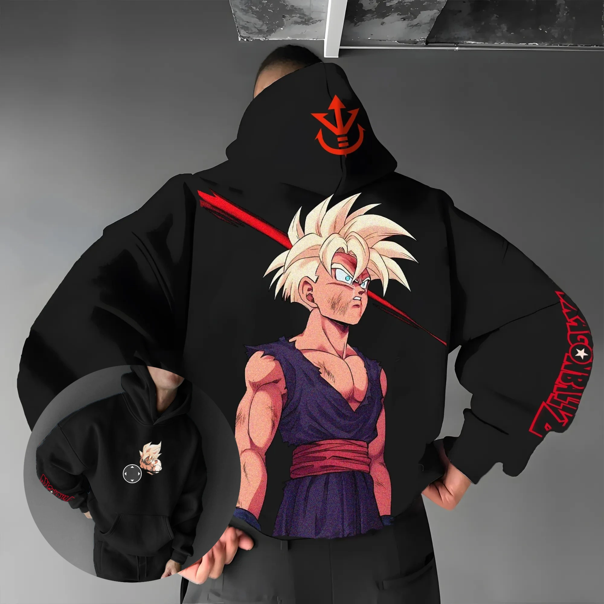 

Dragon Ball Goku Anime Hoodie Men Women Jacket Streetwear Casual Outerwear Spring Autumn Daily Wear Cotton Pullover Sweatshirt