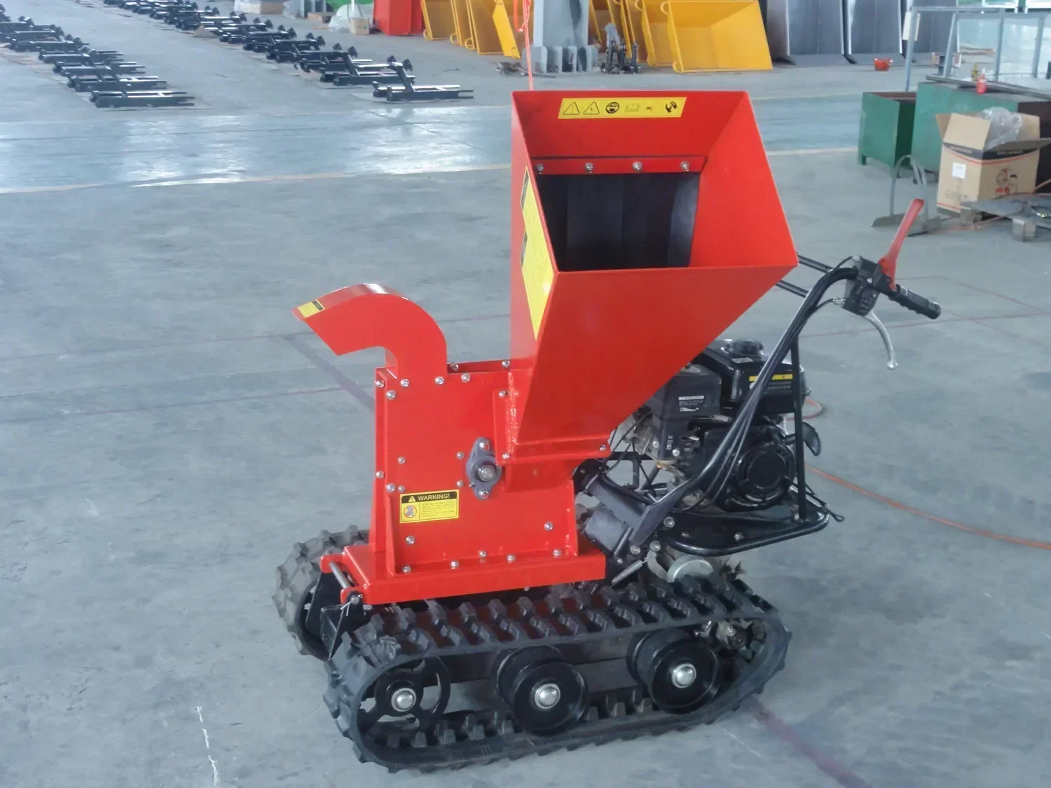 Mobile Biomass Tree Branch Wood Chipper Shredder Crusher Chipping Machine for Garden Wood Waste Processing