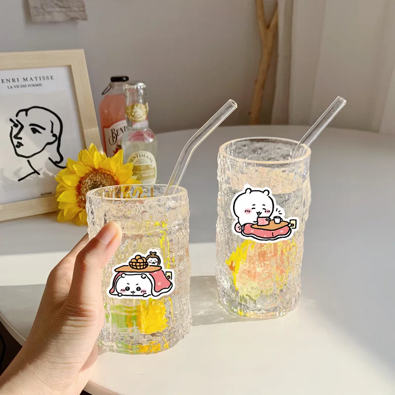 

100 шт., хит продаж, наклейка из мультфильма Chiikawa, милая креативная наклейка для ноутбука, гитары, стола, водонепроницаемая наклейка, подарки