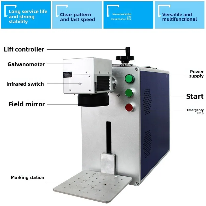 Maqing Jewelry Portable Laser Printing Marking Engraving Machinedate Small Character Inkjet Printer Battery Production Date