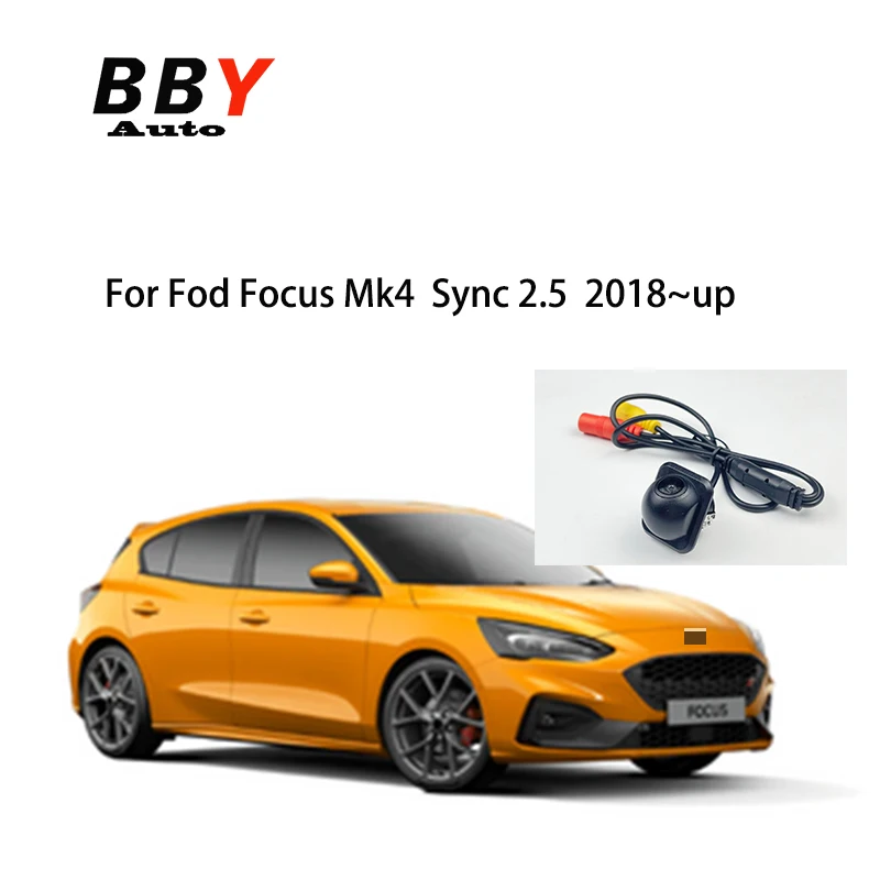 Car Rear View Camera For Fod Focus Mk4  sync 2.5 2018~up  Reversing Camera with Adapter Harness to Orignal Display