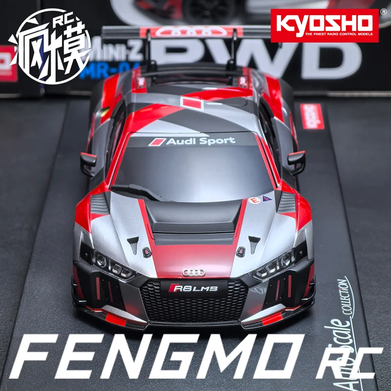 Kyosho Miniz R8 Lms Mr04 Car Set And Shell Racing Remote Control Sports Car Friends Holiday Gifts Toys Collectibles