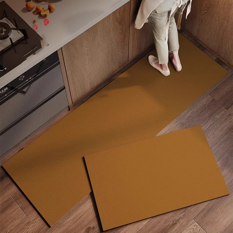 

PVC Kitchen Floor Mats Oil-proof Waterproof Wear-resistant Bathroom Carpet Dirt-resistant Washable Balcony Rug 러그 Ковер Alfombra