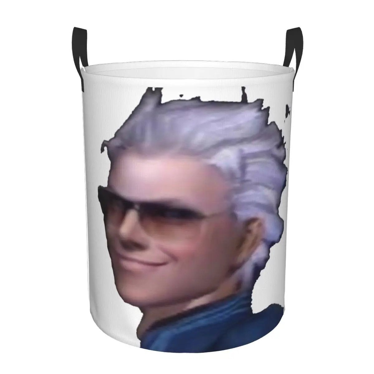 Vergil From The Devil May Cry Series Dirty Laundry Baskets Foldable Large Waterproof Clothes Toys Basket For Home Children's