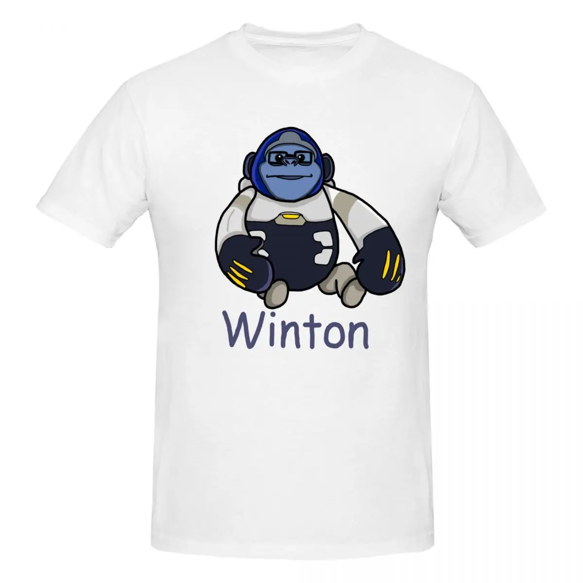 Winton Meme Winston Overwat Gifts T Shirts Graphic Y2K Gifts Cotton Mens Women Tshirt Clothing