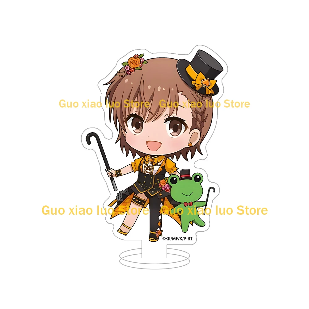 A Certain Scientific Railgun T MISAKA MIKOTO SHIRAI KUROKO UIHARU KAZARI SATEN RUIKO magician ver Chibi Acrylic stand ornament