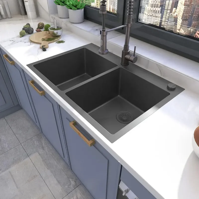 Kitchen Stainless Steel Sink Dishwasher Vegetable Washing Basin