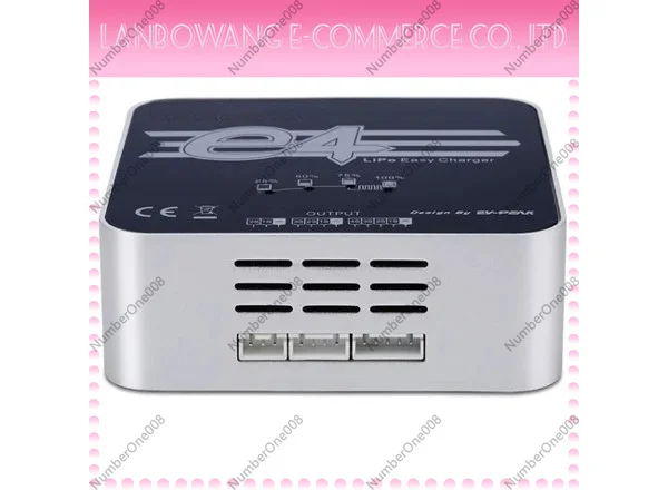 50W 4A 2-4S Smart Lipo Battery Charger 110-240V AC Input RC Model Balance Charger