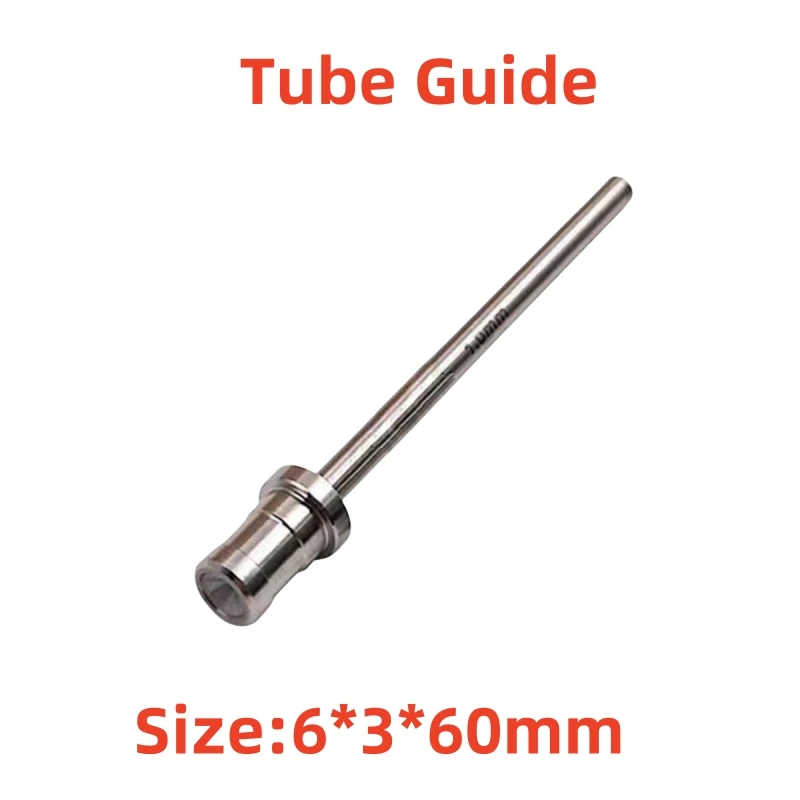 

WEDM Drill Electrode Tube Guide Ceramic Pipe Guide 6*8*60mm Ø0.3~Ø1.0mm for small hole drilling EDM, EDM Drill guide