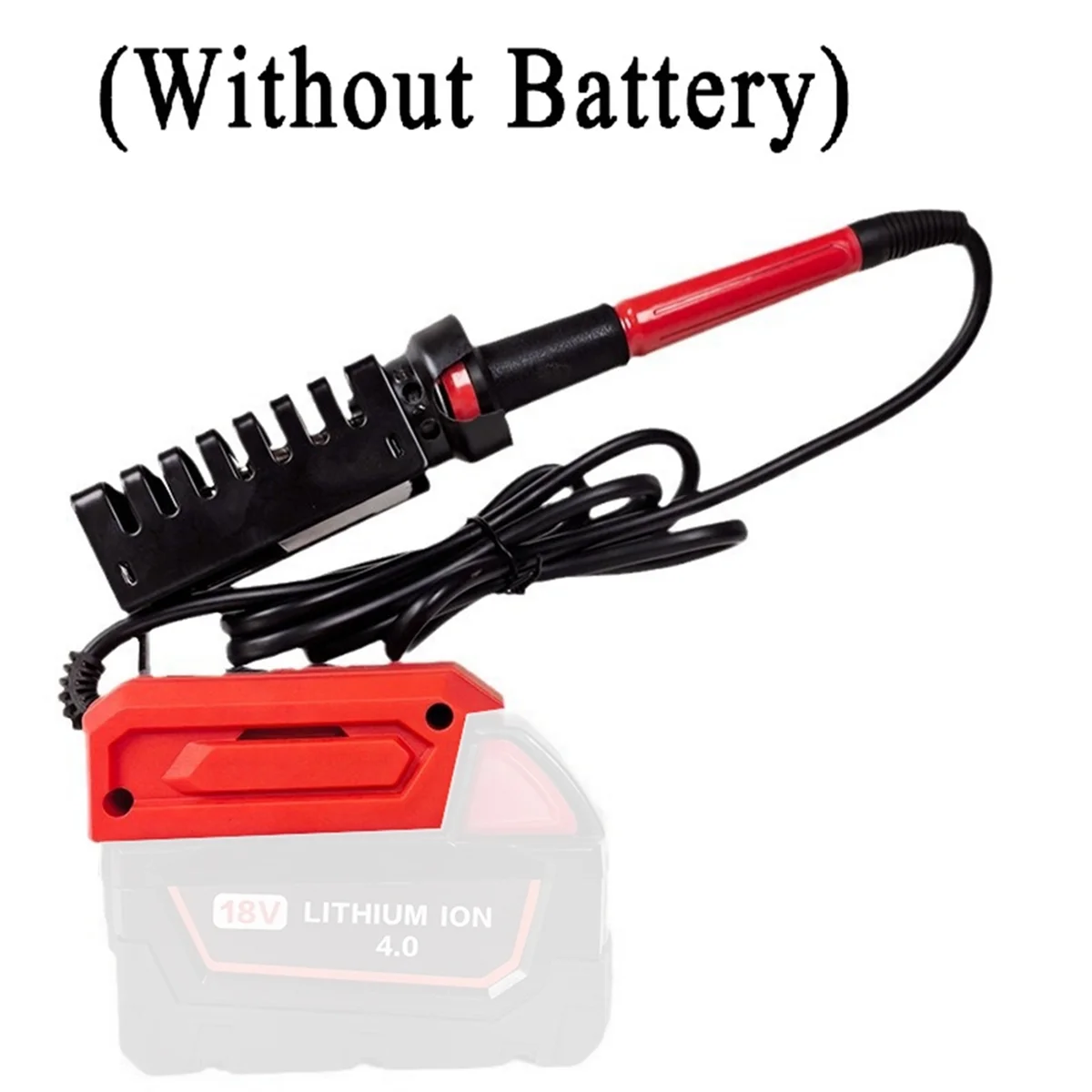 หัวแร้งไฟฟ้าดิจิตอล 60W สําหรับแบตเตอรี่ Milwaukee 18V 300-510 ℃   หัวแร้งไฟฟ้าปรับอุณหภูมิได้