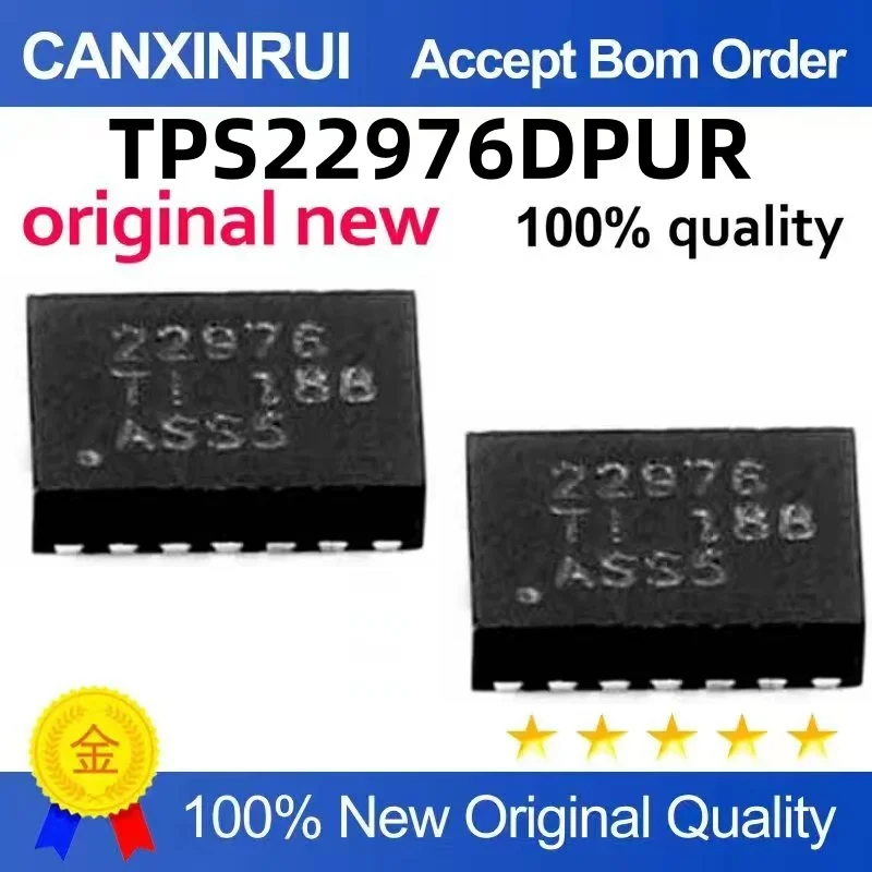 (10-300piezas)TPS22976DPUR Silk Screen 22976 Dual Channel Load Switch Package WSON-14 Brand New Original