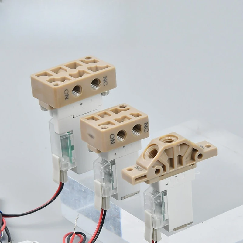 Mini 3-Way Solenoid Valve PEEK Corrosion Resistant