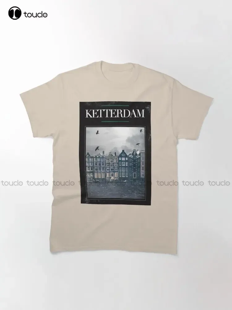 Ketterdam Six Of Crows Ketterdam Grishaverse Classic T-Shirt White Button Down Shirt Women Digital Printing Tee Shirts Xs-5Xl