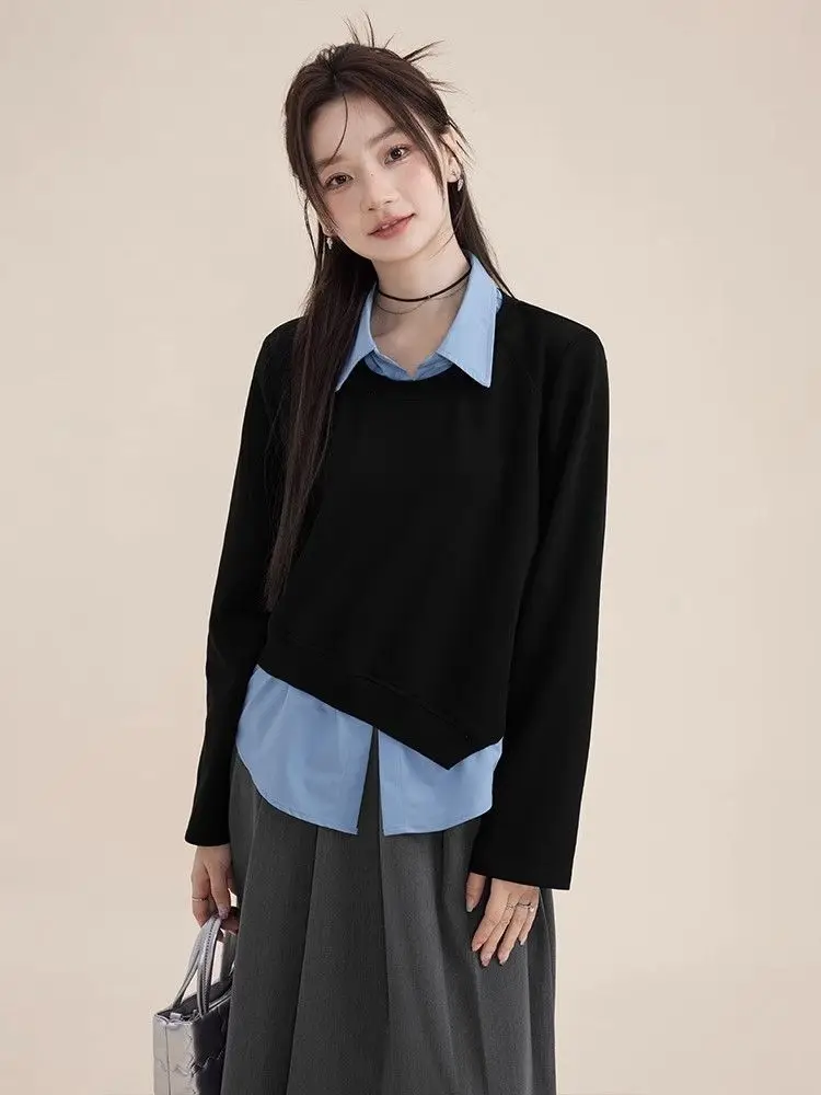 

Женские толстовки на молнии Shoujo, модный ребристый подол, осенняя моющаяся одежда, одежда в стиле рокабилли, не флисовая лента с рисунком