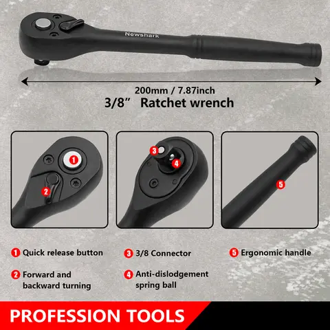 10 best sales मीट्रिक सॉकेट सेट - №6