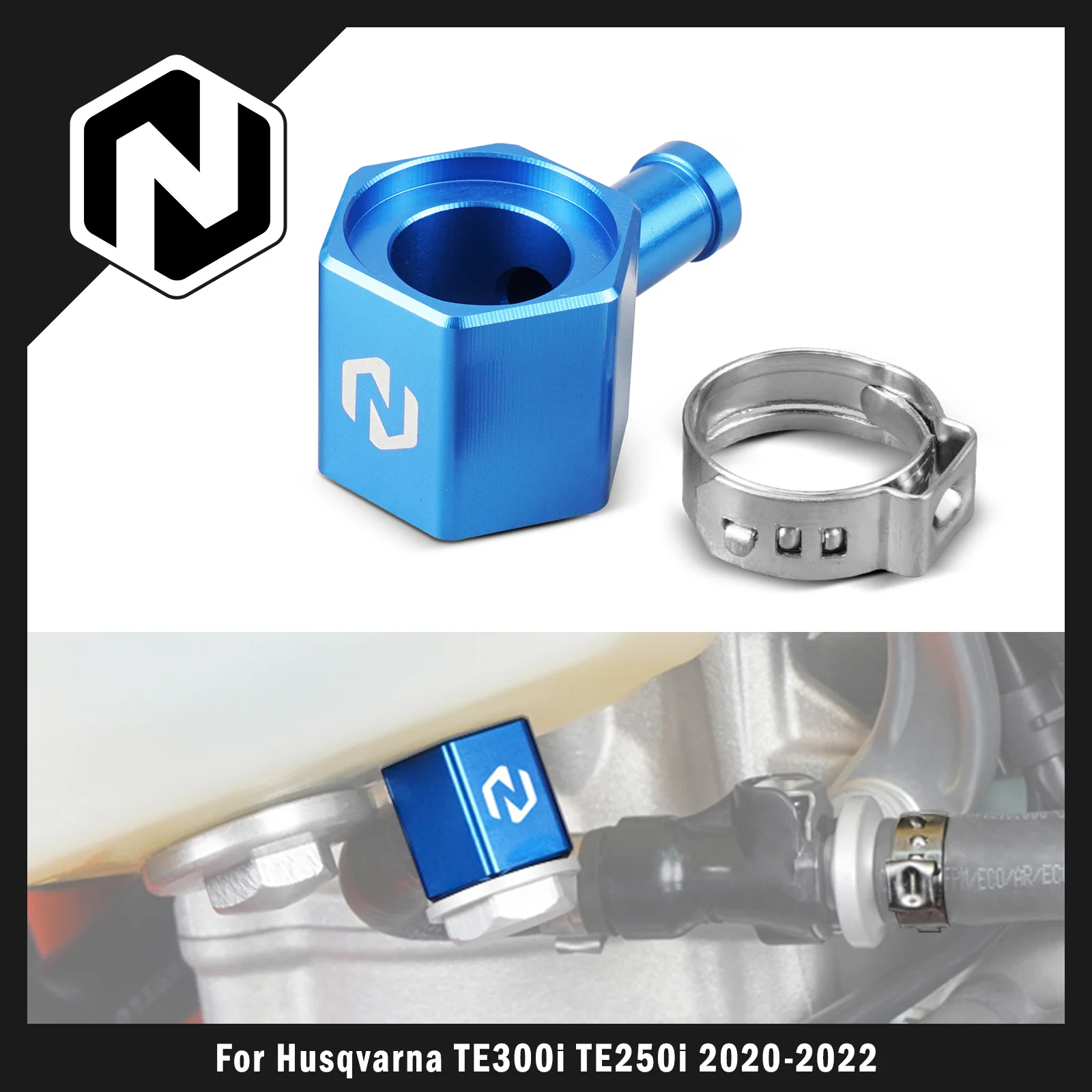 For Husqvarna TE 300i TE 250i 125i TX300i FC 250 FC 450 FX 250 350 450 2020-2022 FE 350 501 S 2020-2023 Fuel Line Tank Connector