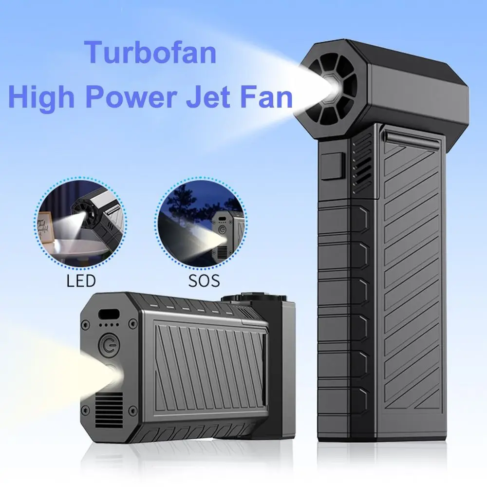 

Cleaning 55m/s 130000RPM Turbofan with Flashlight 180W Powerful High Power Jet Fan Type C 3-Speed Adjustment Dust Blower