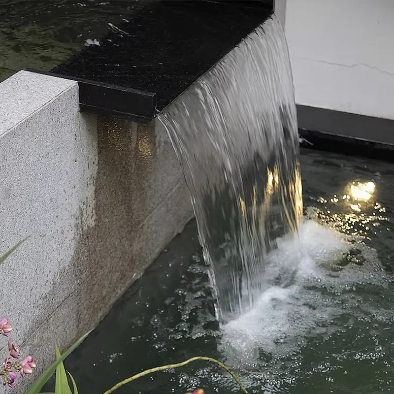 Pond Fountain LED Decorative Water Feature for Garden Custom Rain Curtain Fountain Unique Design Waterfall