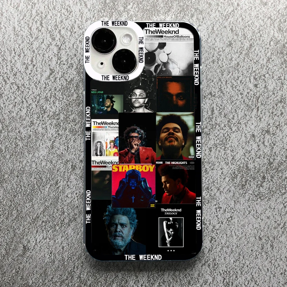 The Weeknd Minimalist Poster Phone Case For iPhone 15 14 13 12 11 Pro MAX Mini XS X XR SE 8 7 Plus Cover Transparent Funda Coque