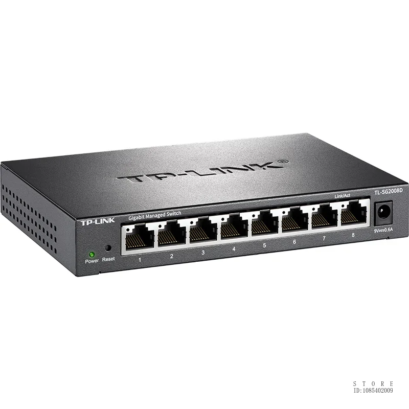 Imagem -05 - Tp-link-switch Gigabit Portas Rj45 Base-t Controle de Banda Gerenciamento Web Vlan 802.1q 10 100 1000 Tl-sg2008d