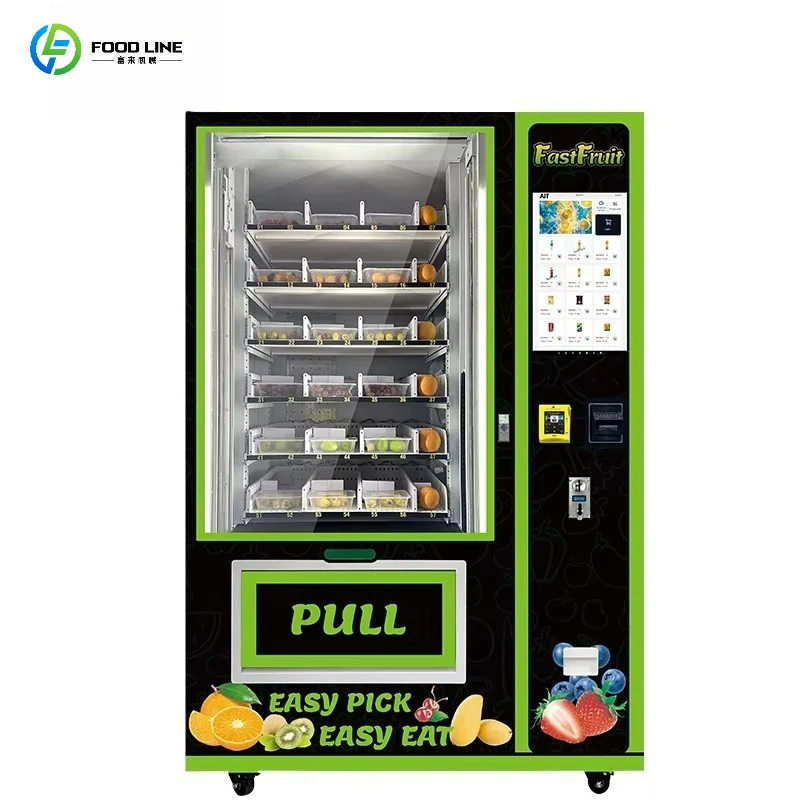 High-End Fresh Produce and Egg Elevator Vending Machines Self-Service Egg Vending Machine Energy Consumption Customized