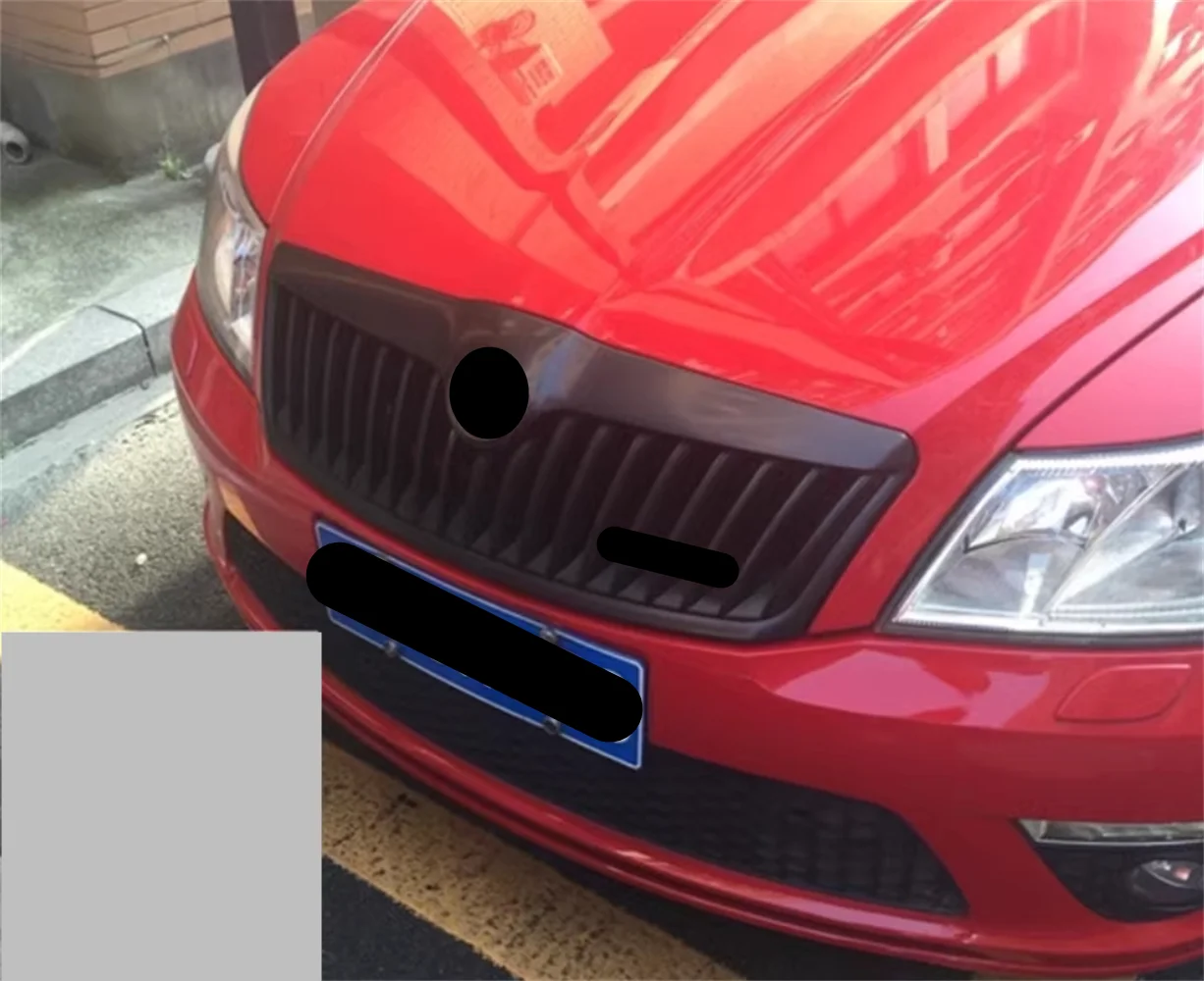 Car Front Bumper Grill Mask Radiator Grille for 10-15 Skoda Octavia RS