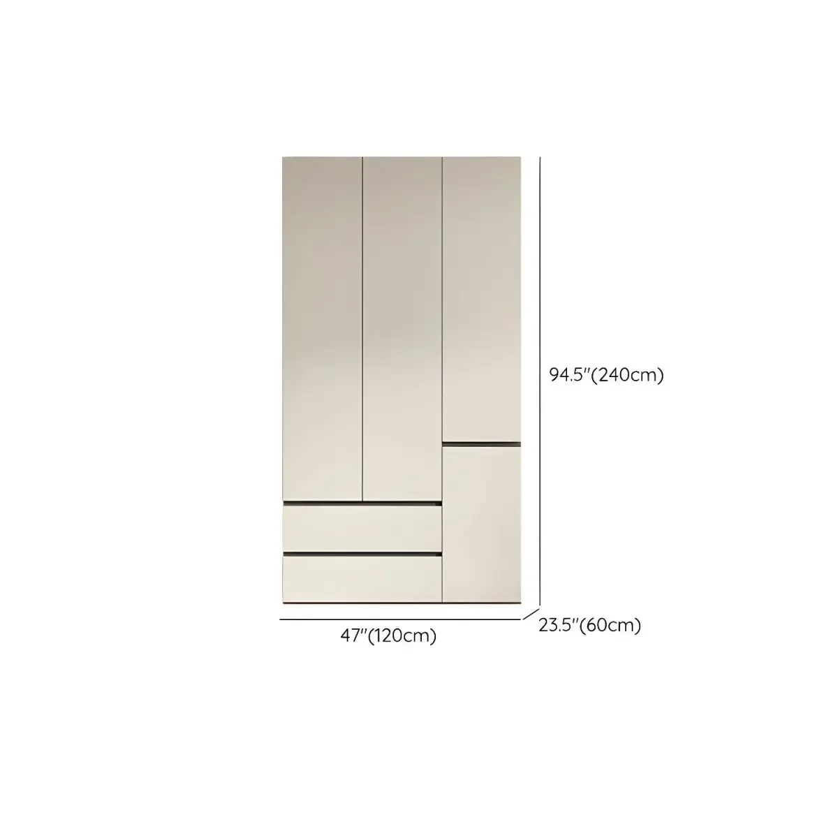 2026 Hot Sale Modern Solid Wood Portable Wardrobe Large Storage Bedroom Furniture Assembled For Living Room Laundry Hall Hotel M view 6