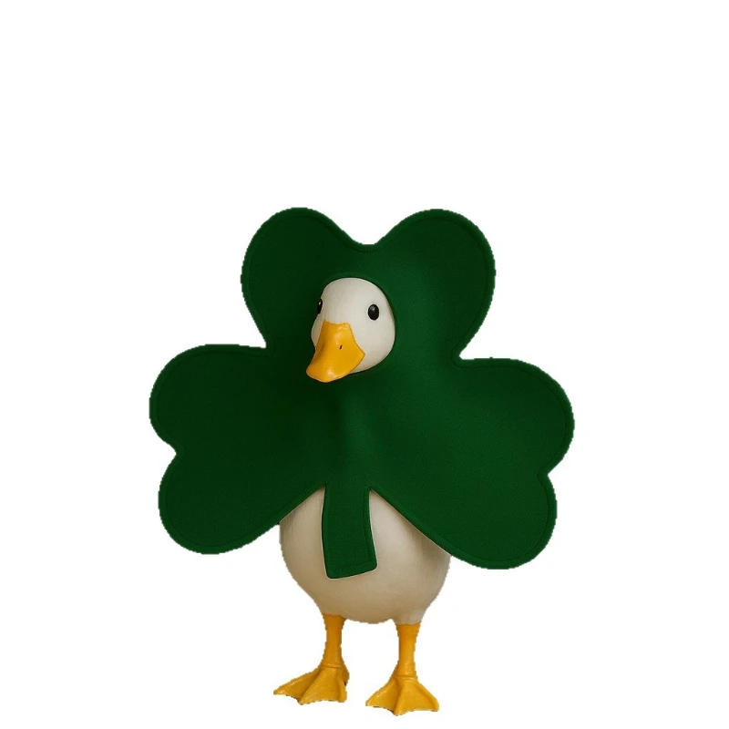 

LTT porch goose costume leaf festival party courtyard decoration