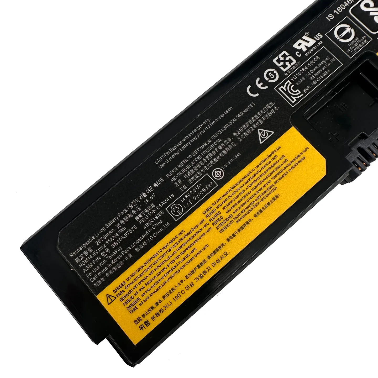 01AV418 01AV417 01AV416 01AV414 01AV415 SB10K97574/75/71 Laptop Battery for Lenovo ThinkPad E570 E570C E575