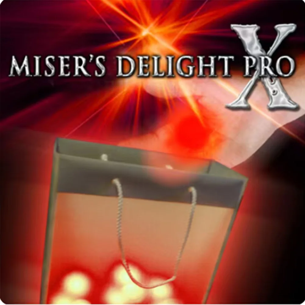 Misers Delight Pro X od Mark Mason (niebieskie/czerwone światło) magiczne sztuczki światło pojawiające magia mentalizm akcesoria do sztuczek z bliska