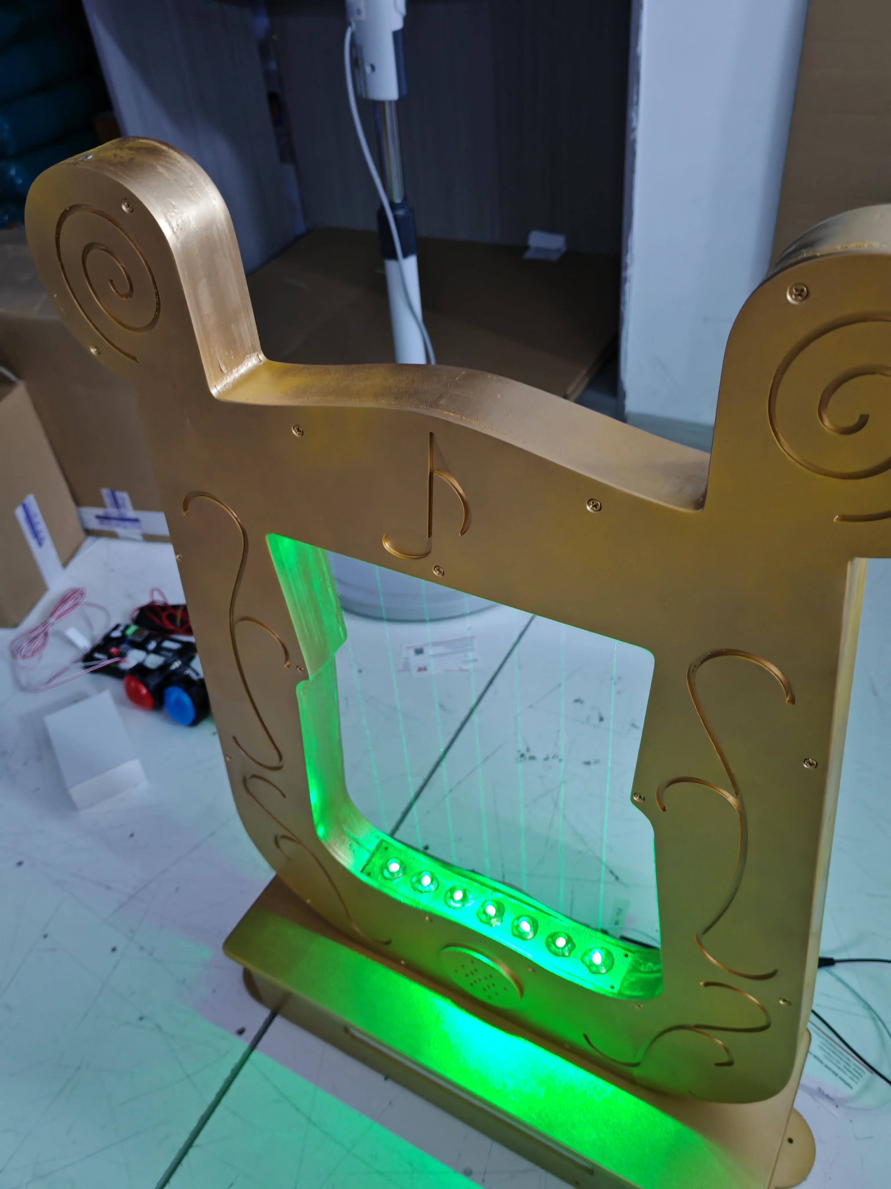 Escape game laser harp escape room play laser game to solve puzzle play laser in correct sequence unlock
