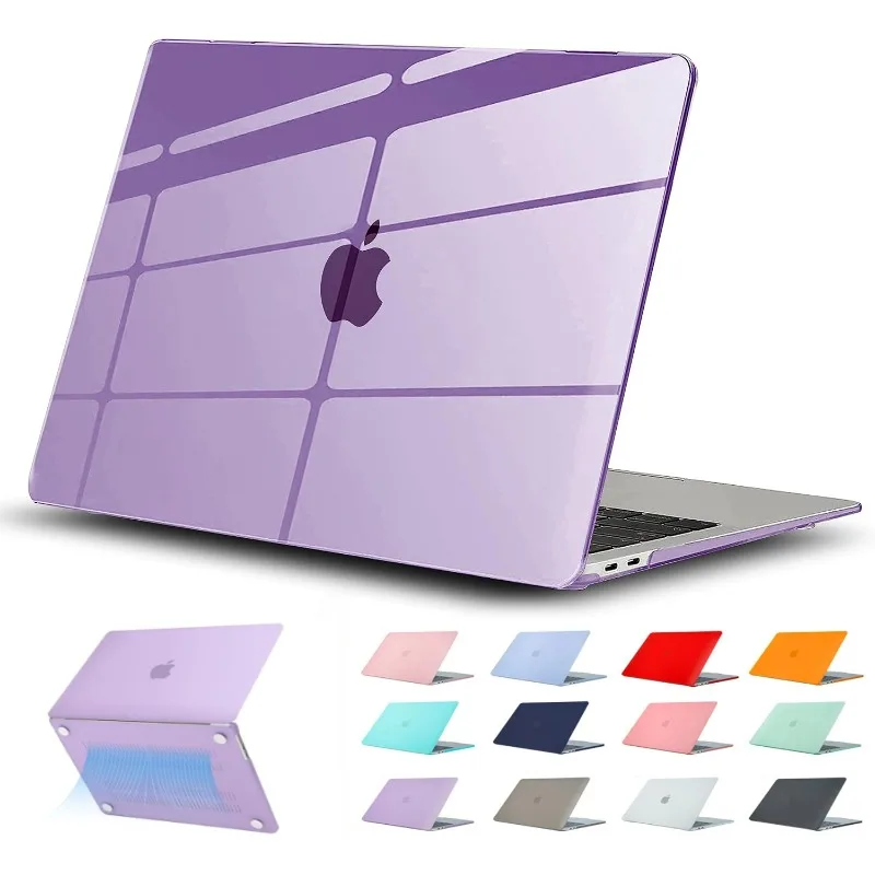 Laptop Case for MacBook Air 13.6 Cover Macbook Pro 13 Case Air 15.3 Shell Funda Macbook Pro 14 16 Cases 2021 2024 M3 M2 M1 Capa