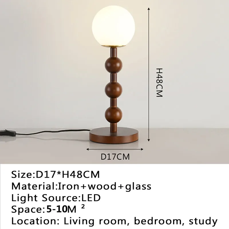 DEBBY Contemporary Table Lamp Retro Creativity Living Room Study Villa Hotel Bedroom LED Bedside Desk Light
