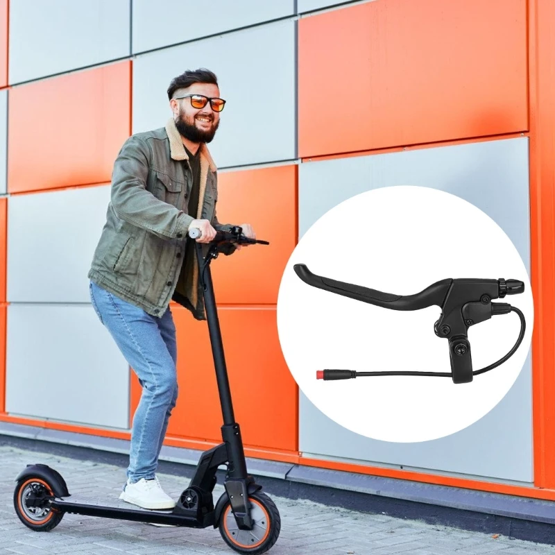 

K0EF Ergonomic Electric Scooters Brake Levers High Precisions Braking Waterproofed Light weight Ambidextrous Use