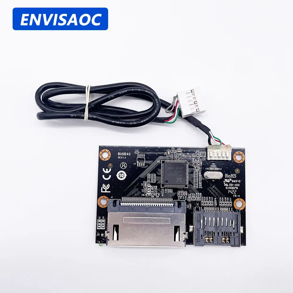 

For Lenovo Thinkstation E31 M93 E32 E93P All-in-one machine desktop Media Card Reader With Cable BU6B40 03T7140 03T8161