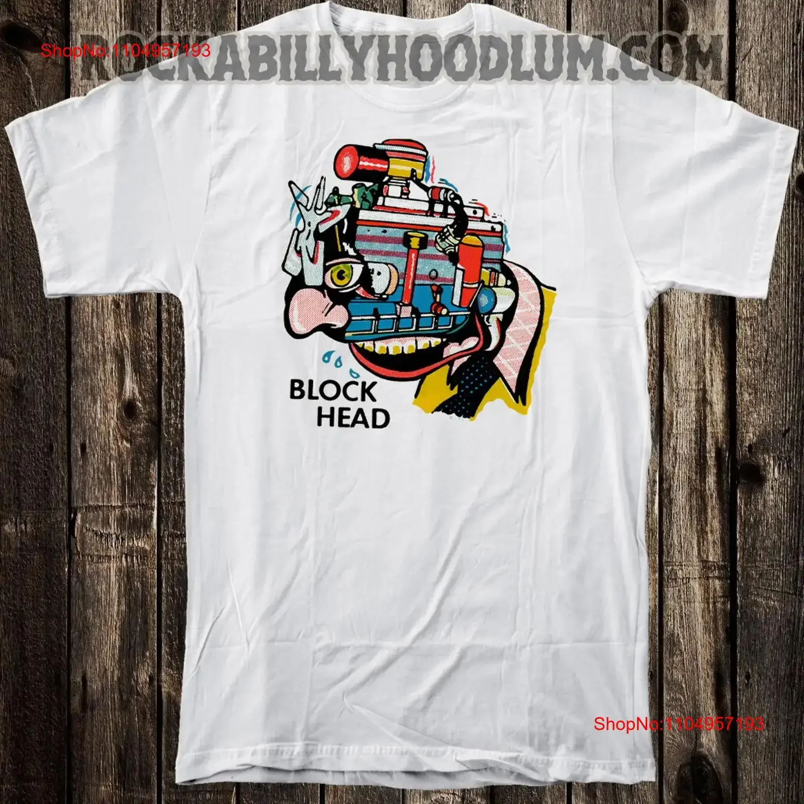 Retro Hot Rod T Shirt Drag Race Racing IMPKO Motor Block Head vintage Washed fashion Breathable Versatile Stylish Slightly Soft